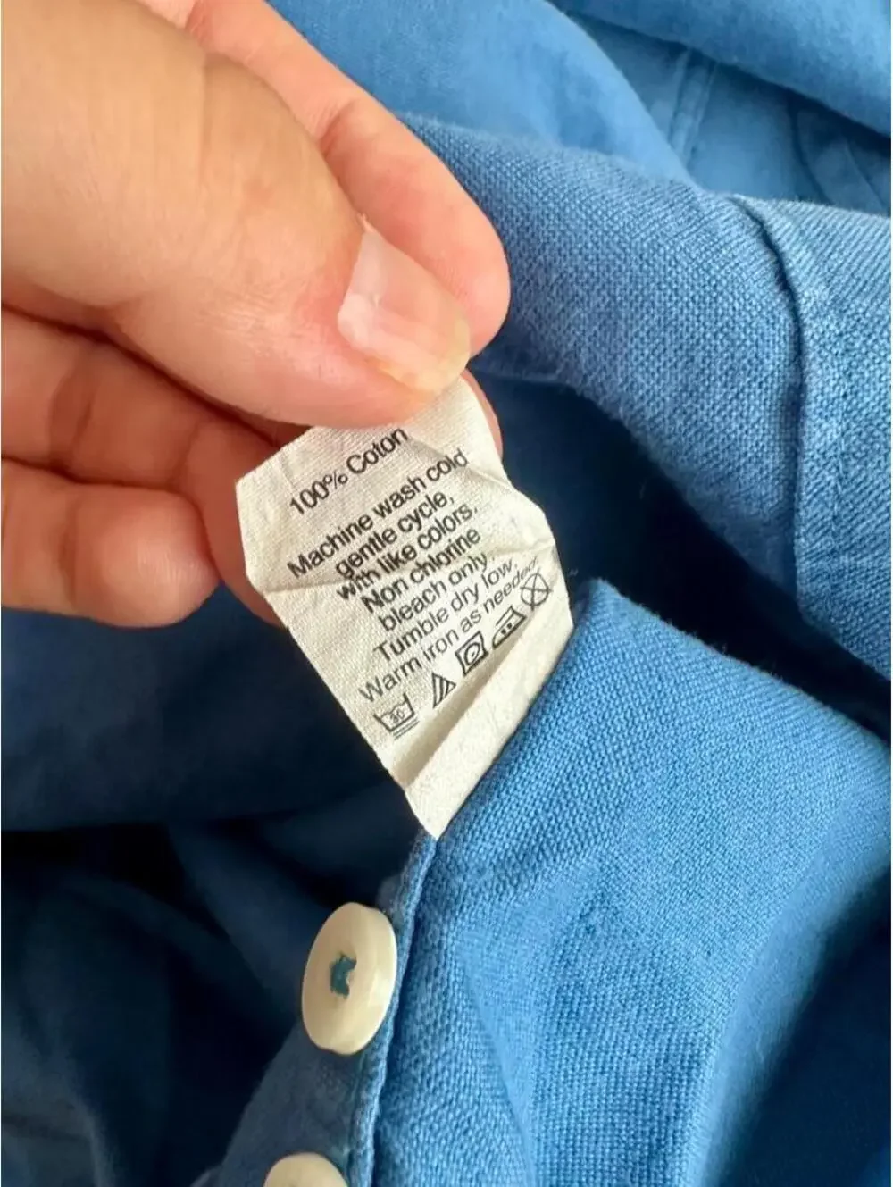 J.Crew slim fit blue oxford cotton shirt in size S NWOT